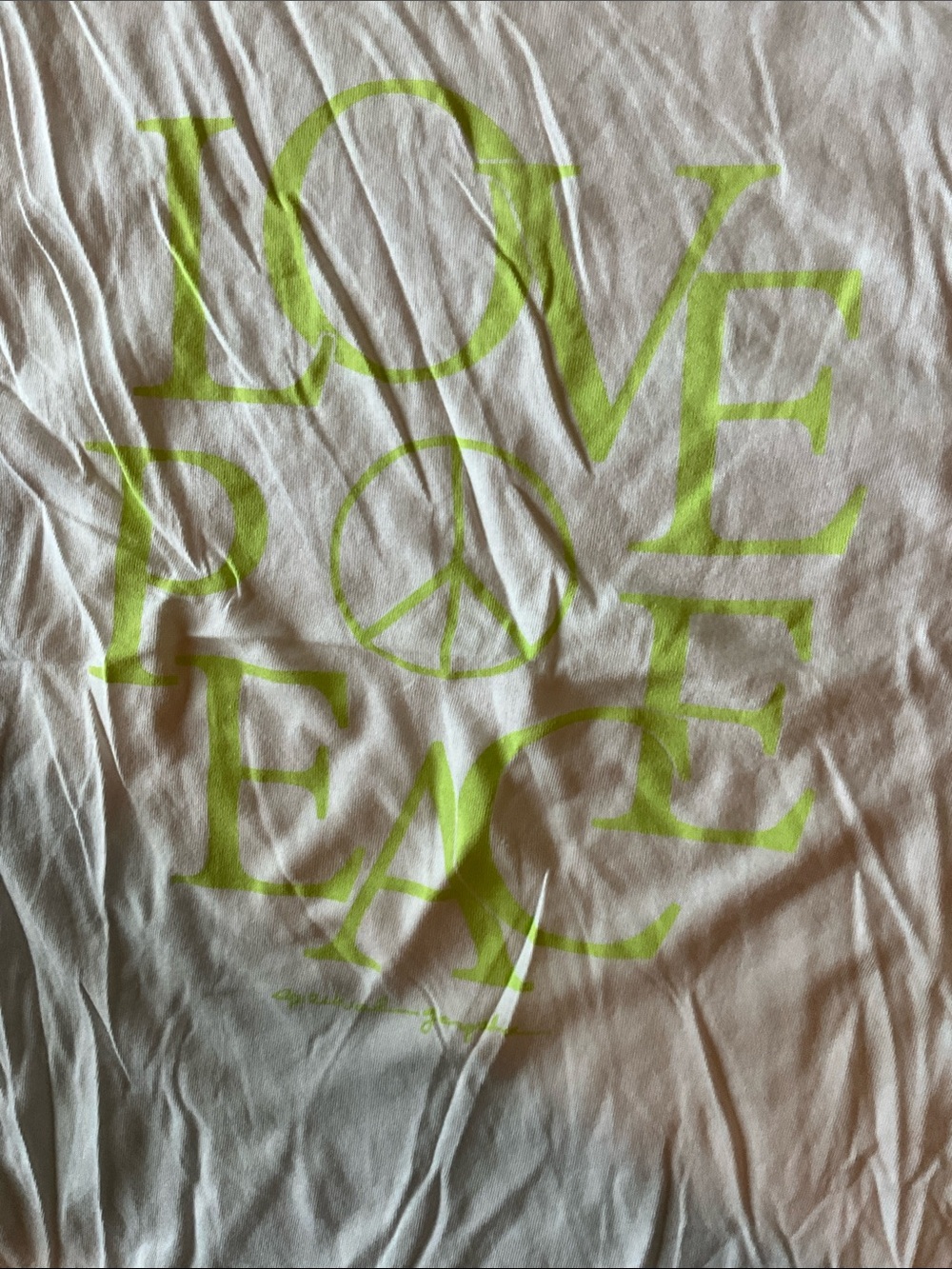 Spiritual Gangster White Tank with Neon Yellow Graphic - Picture 3 of 3